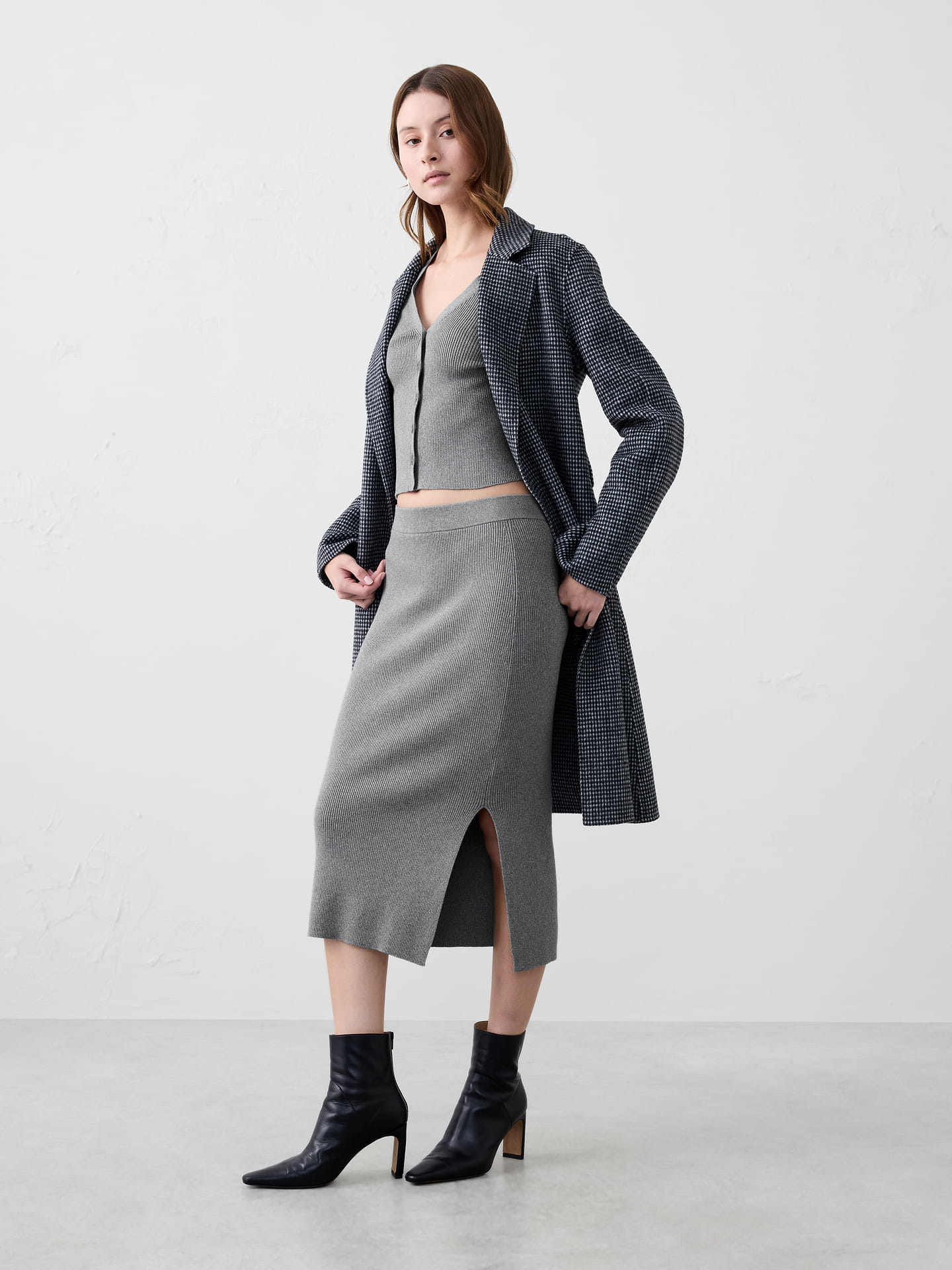 Image number 1 showing, Twinkle Midi Sweater Skirt