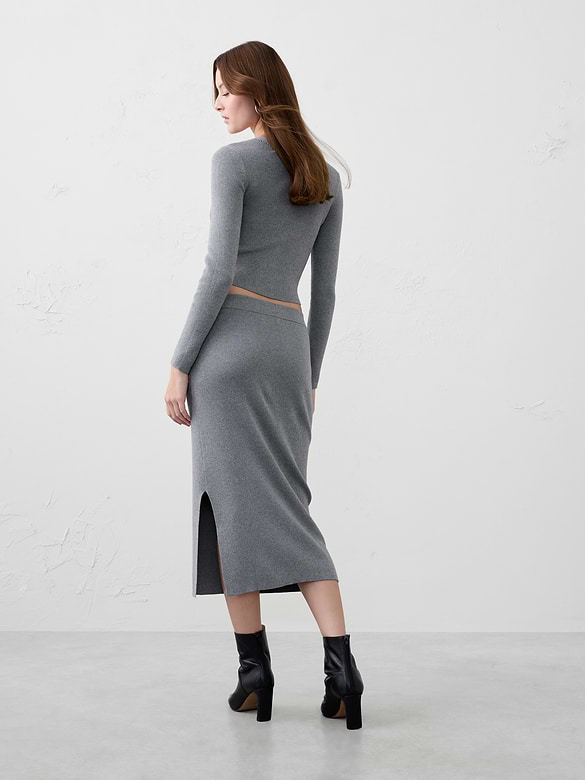 Twinkle Midi Sweater Skirt