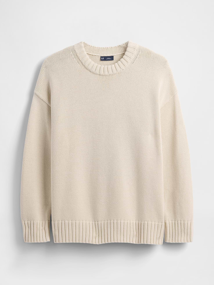 Image number 5 showing, 100% Cotton Oversized Sweater