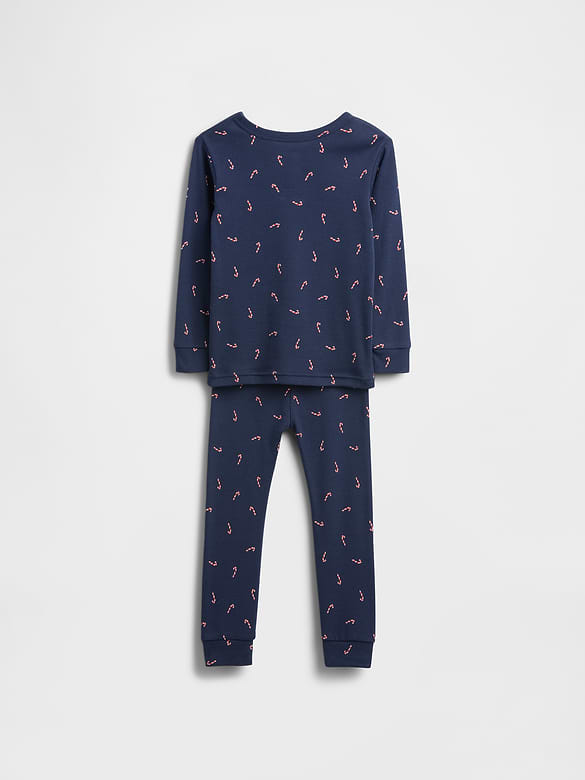Kids & Baby Organic Brushed Cotton Holiday PJ Set
