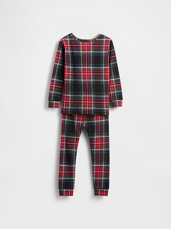Kids & Baby Organic Brushed Cotton Holiday PJ Set