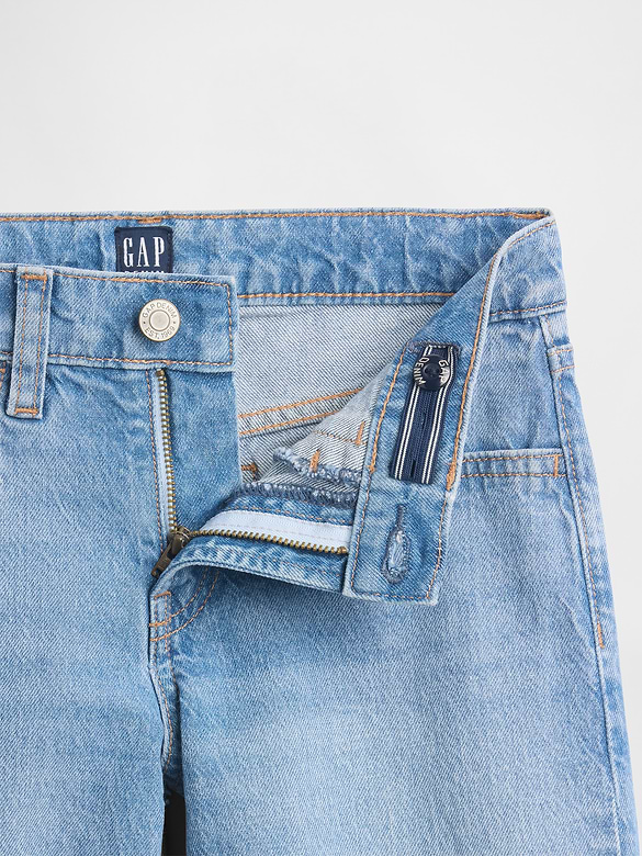 Kids Low Rise Relaxed Straight Jeans