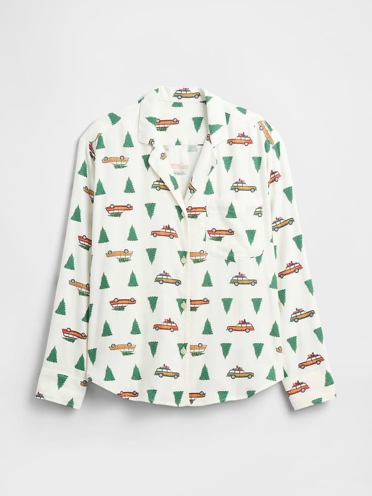 Image number 4 showing, Relaxed Flannel Sleep Shirt