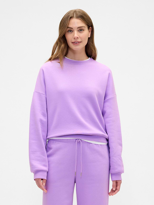 Relaxed Wedge Crewneck Sweatshirt