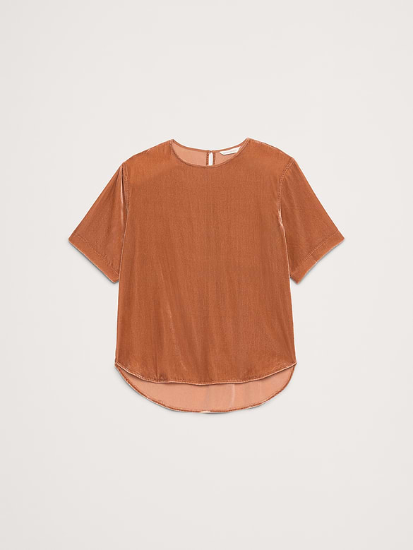 Drapey Velvet Top