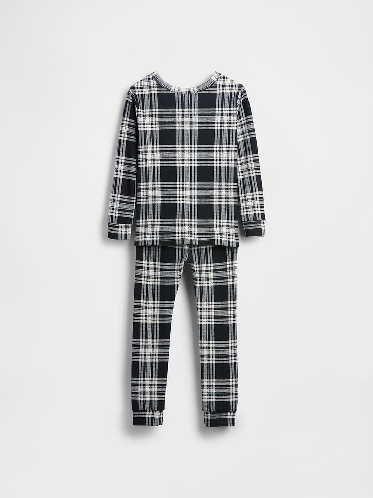 Image number 2 showing, Kids & Baby Organic Brushed Cotton Holiday PJ Set