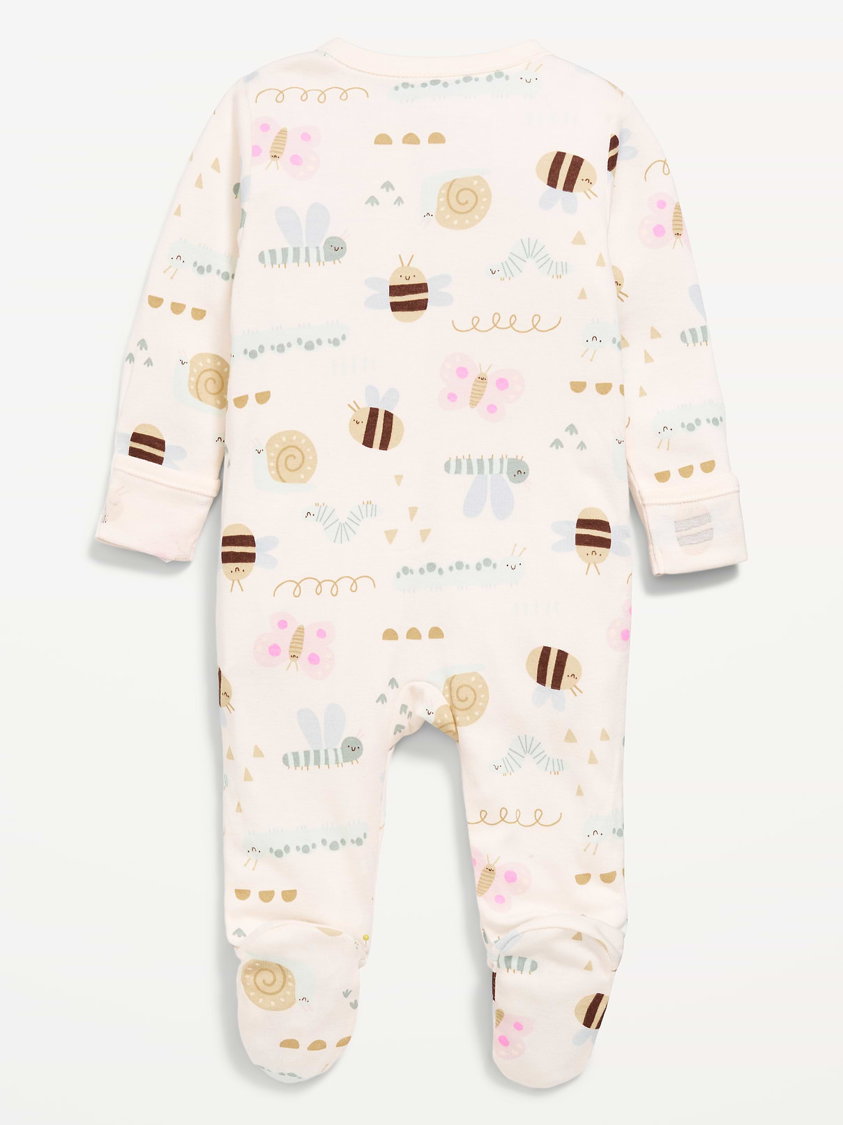 Image number 2 showing, 2-Way-Zip Sleep & Play Footed One-Piece for Baby