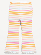 L'image numéro 2 présente Legging côtelé évasé pour toute-petite