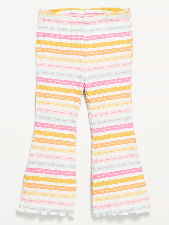 Legging côtelé évasé pour toute-petite