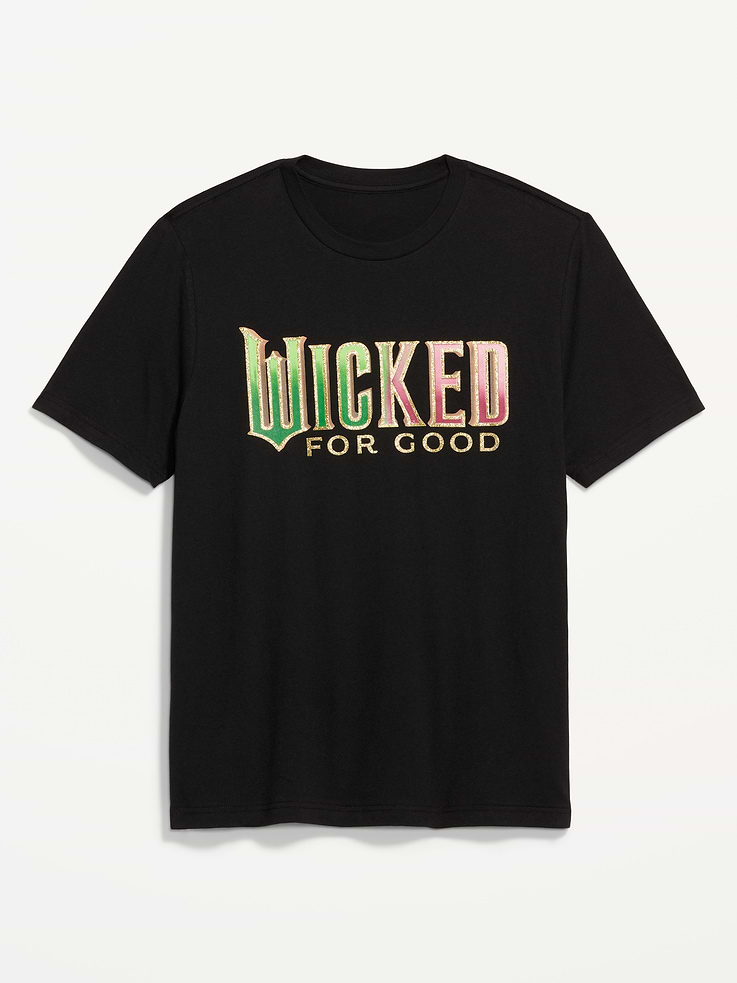 Image 1 of 1, rib-knit crew neck, short sleeves, licensed character graphic, © Universal City Studios LLC. All Reserved., Product #869810