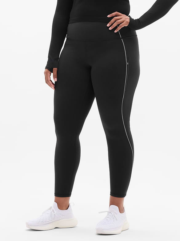 Rainier High Rise Reflective Stripe Legging