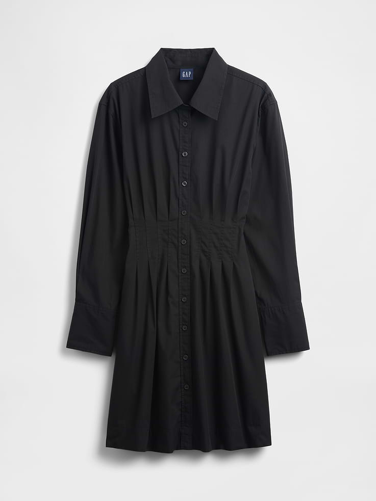Image number 5 showing, Pleated Mini Shirtdress