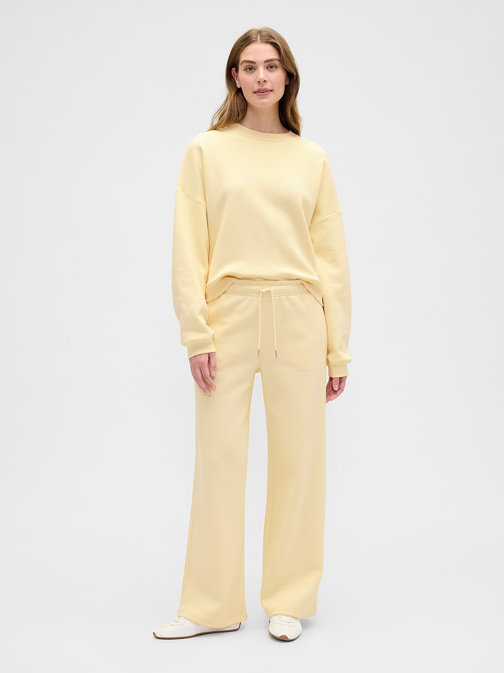 Image 1 of 5, Soft, comfy fleece., Drawcord ties at elasticized waist., On-seam pockets., Note: The dye used in the crafting of this product is prone to crocking, or color transfer. Please avoid contact with light-colored fabric or upholstery., Product #1172779