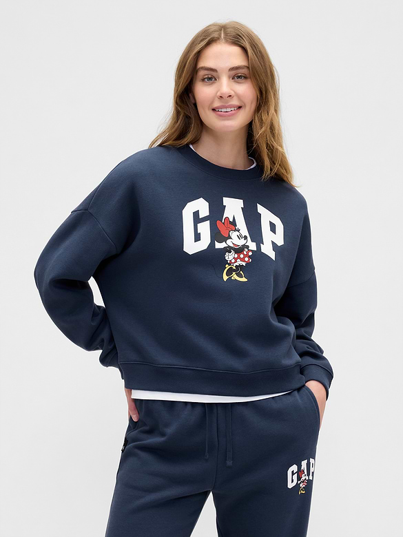 Gap × Disney Minnie Mouse Relaxed Logo Sweatshirt