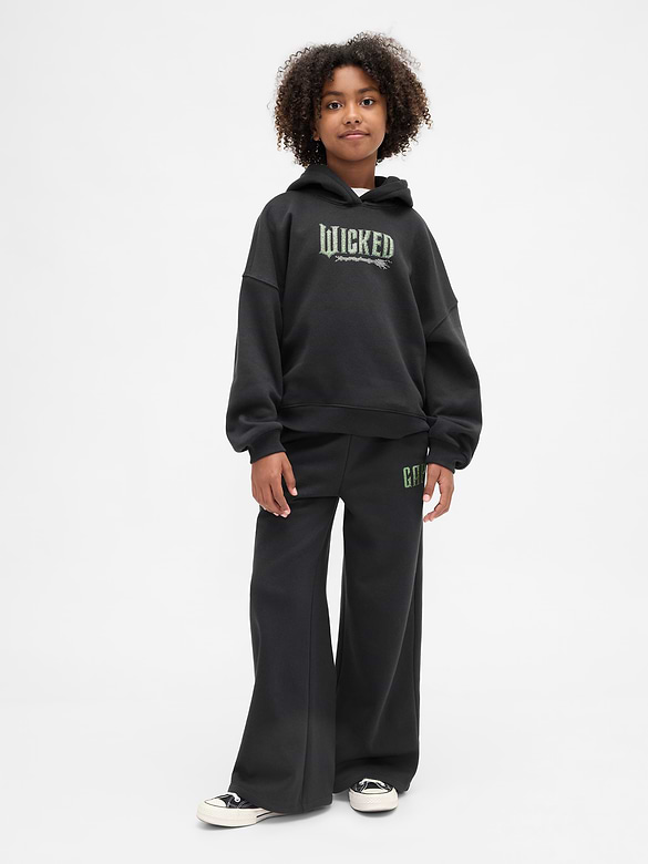 Pantalon ballon en coton ouaté VintageDoux à logo et à imprimé Wicked pour Enfant