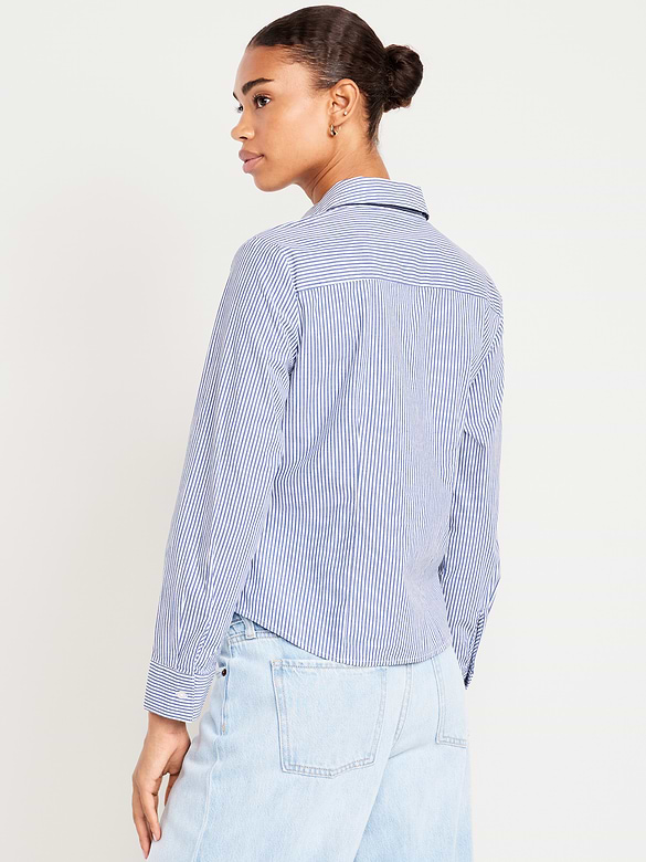 Slim Button-Down Striped Shirt