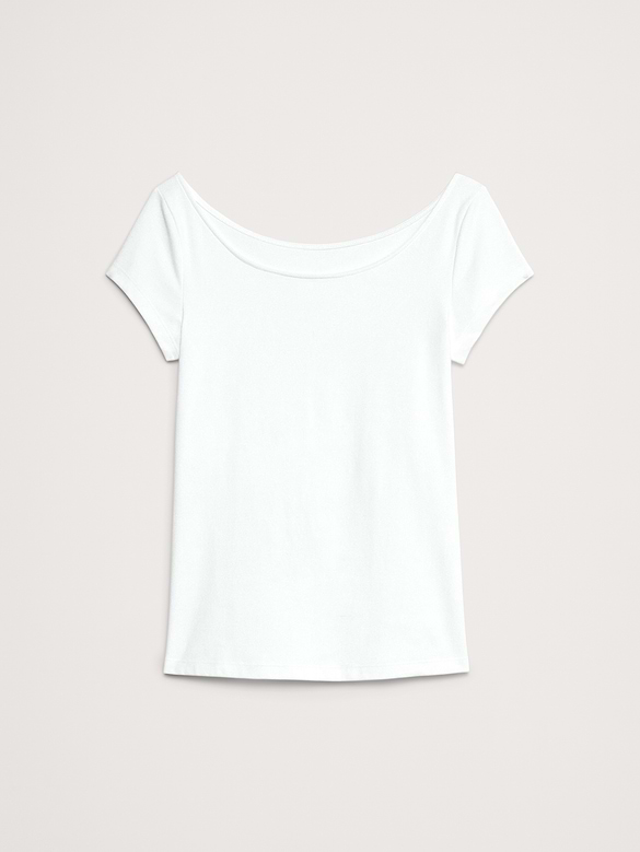 Refined Scoop-Neck T-Shirt