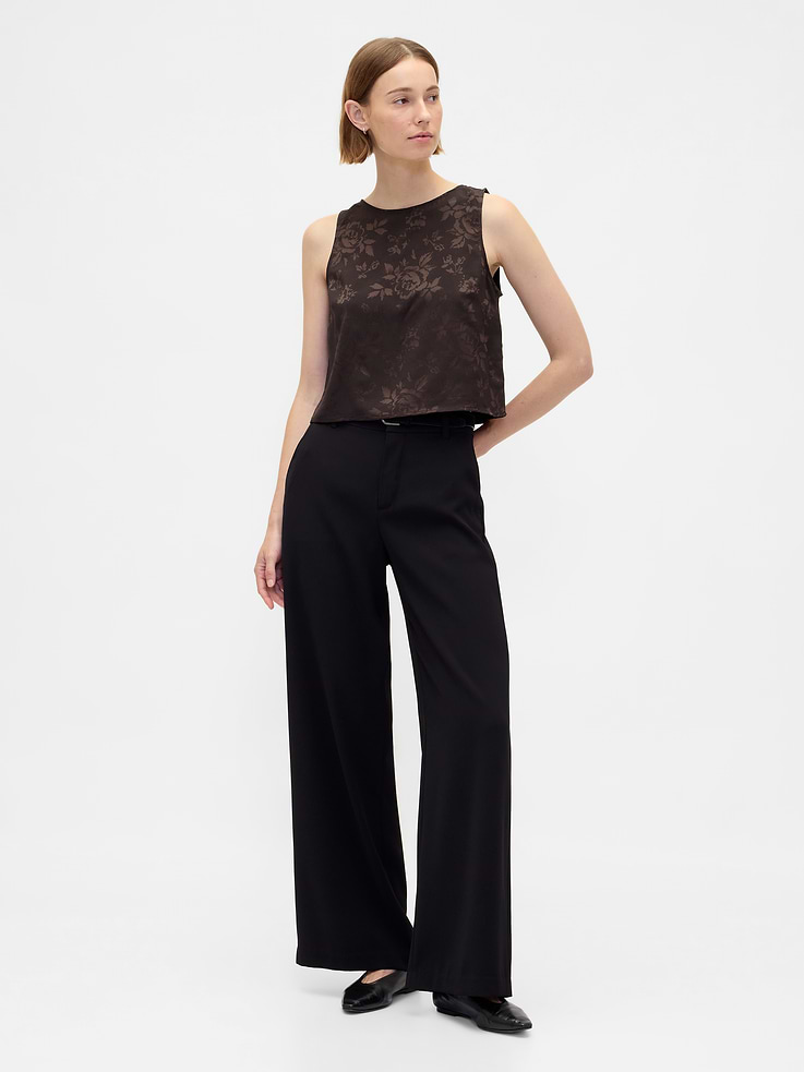 Image number 2 showing, Jacquard Crop Shell Tank Top