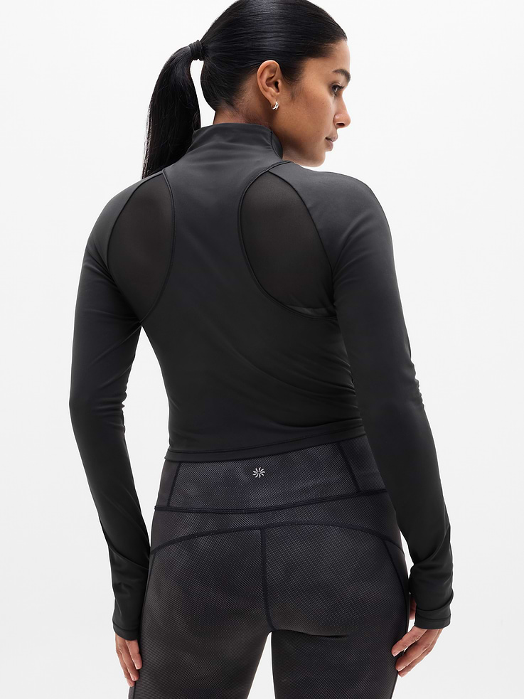 Image 6 of 6, Summit Mesh Crop Top