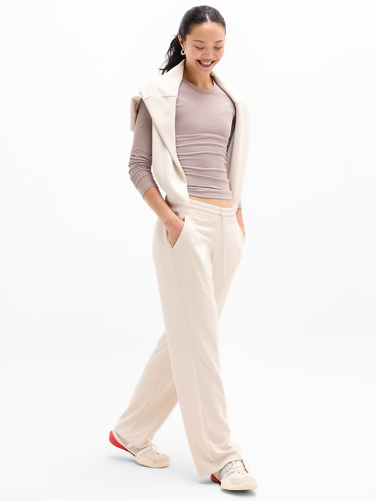 Image number 2 showing, Seasoft Mid Rise Straight Pant