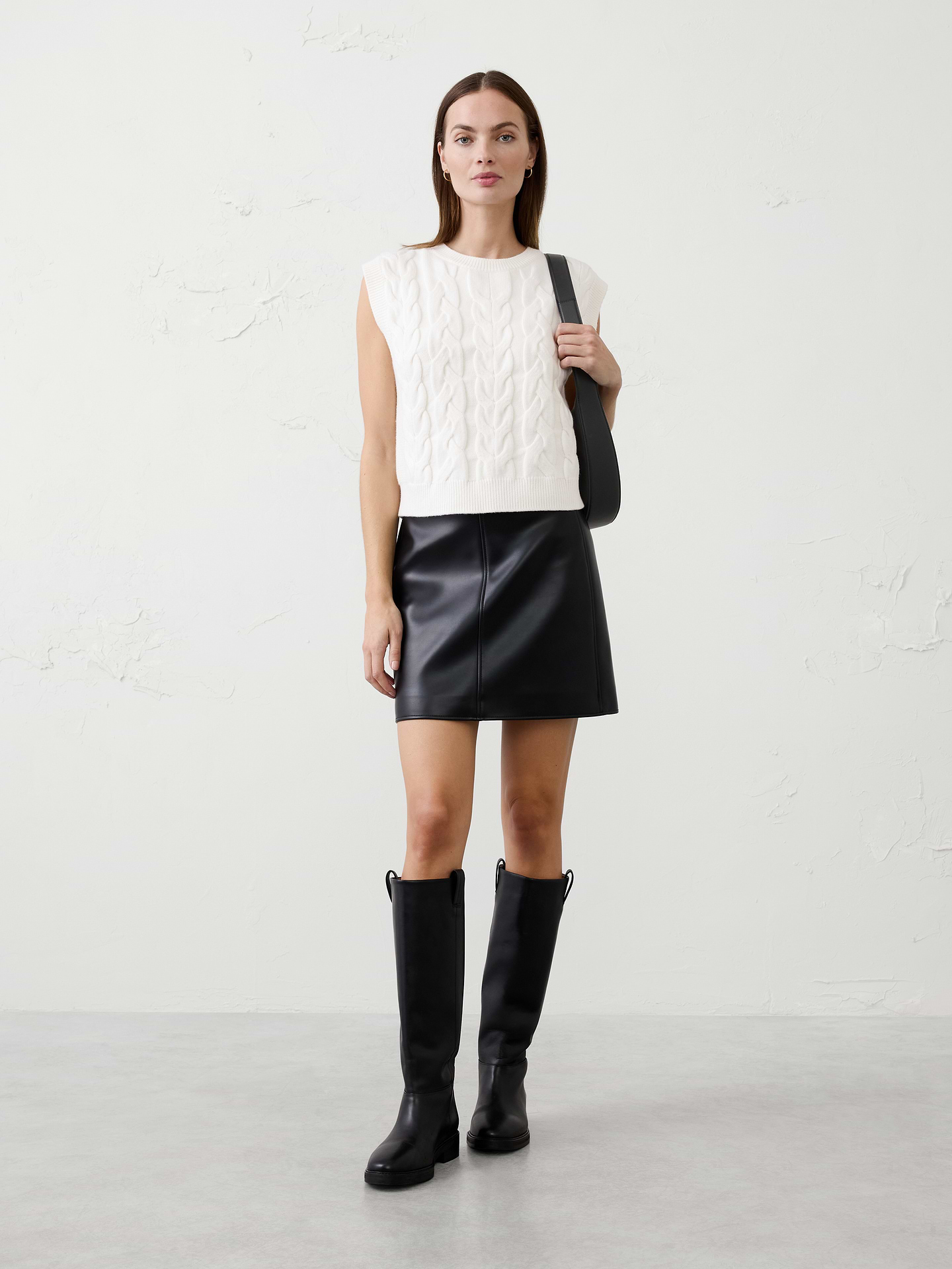 Image number 1 showing, Cable Sweater Vest