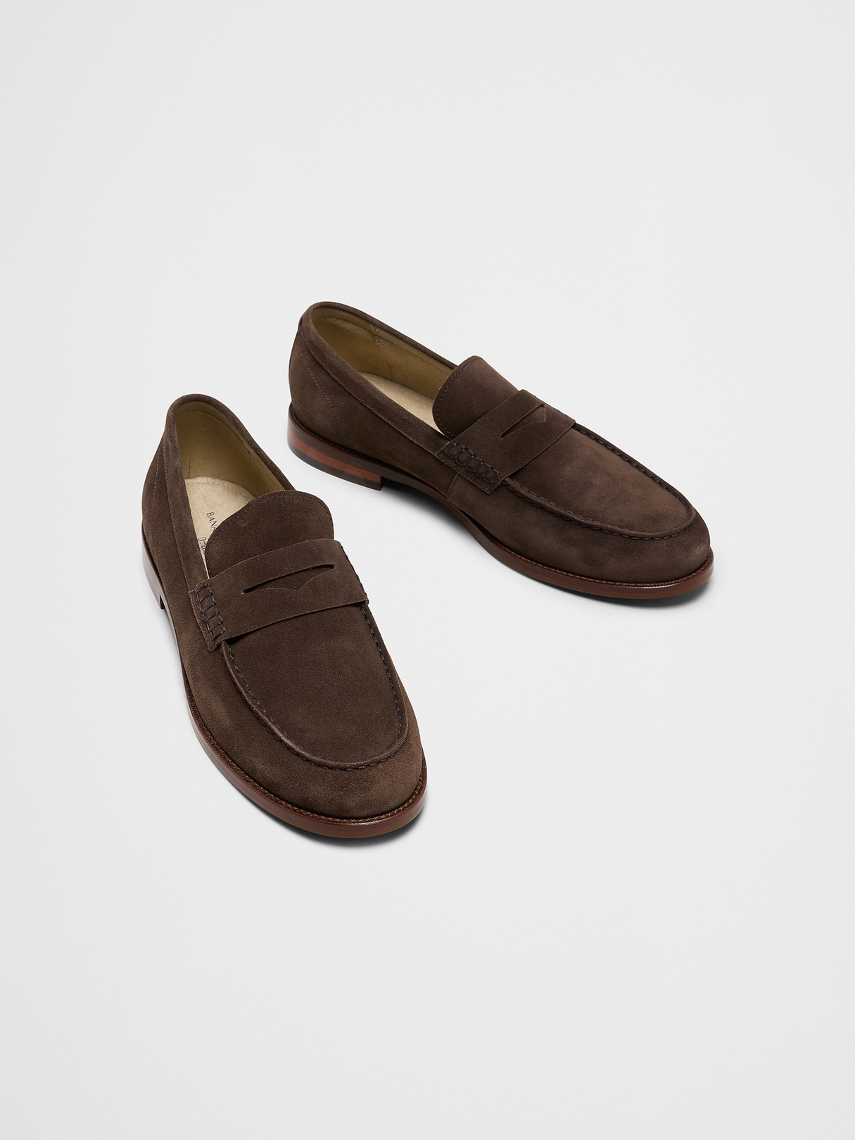 Classic Suede Penny Loafer | Banana Republic Factory