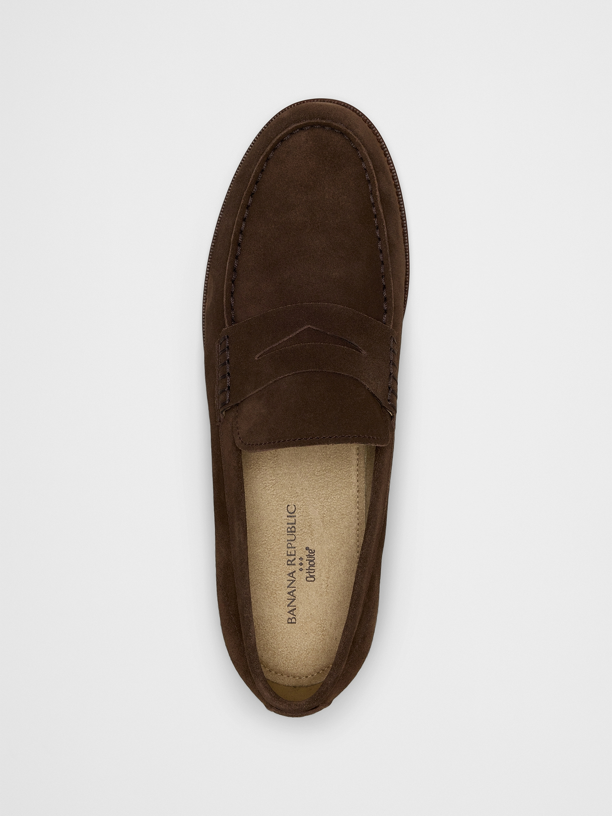 Classic Suede Penny Loafer | Banana Republic Factory