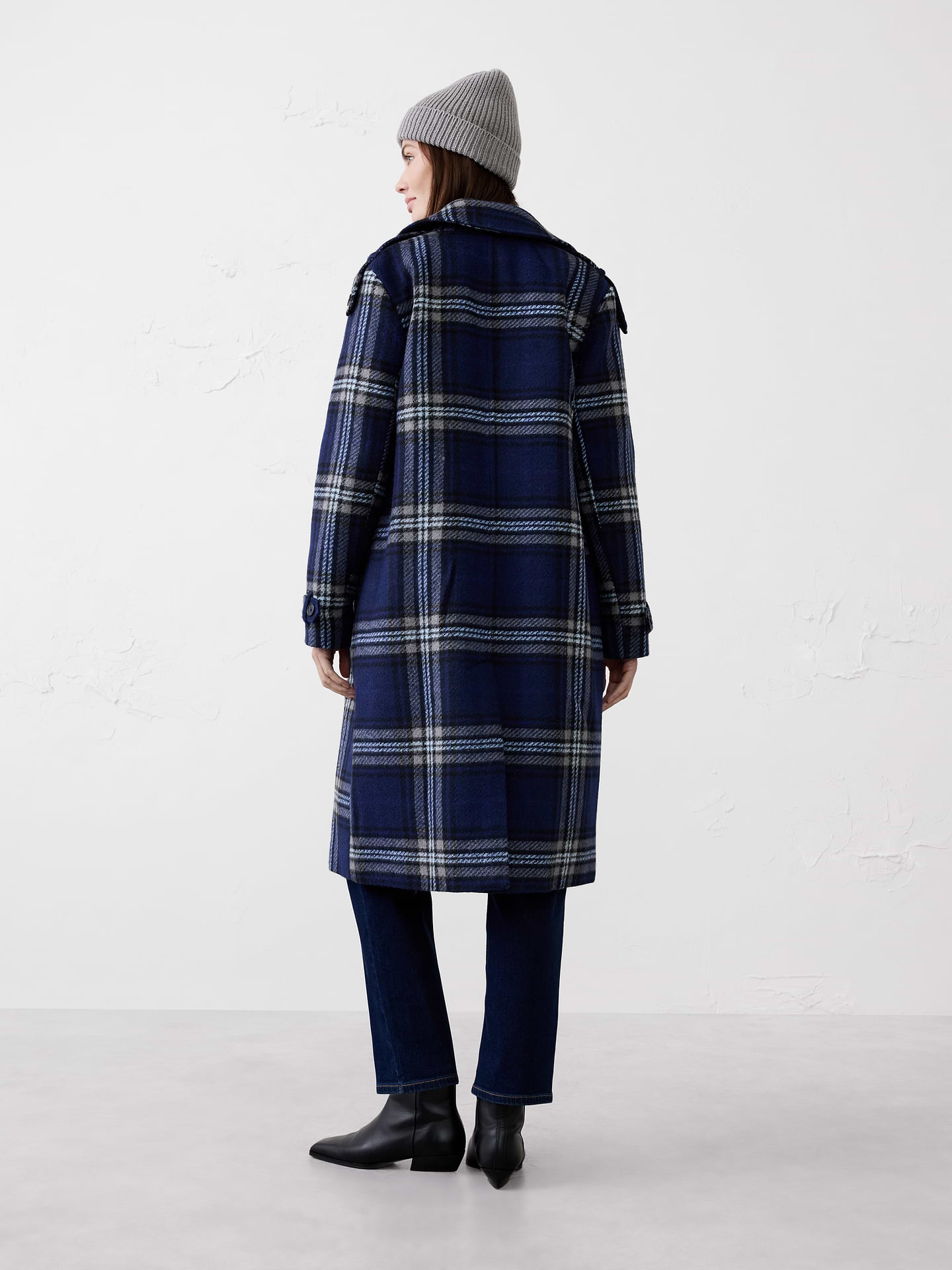 Image number 2 showing, Plaid Coat