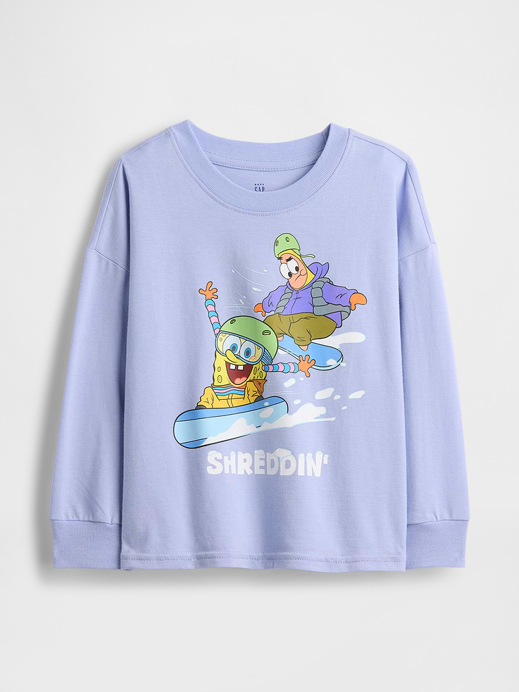Image number 1 showing, Baby & Toddler SpongeBob SquarePants Graphic Logo T-Shirt