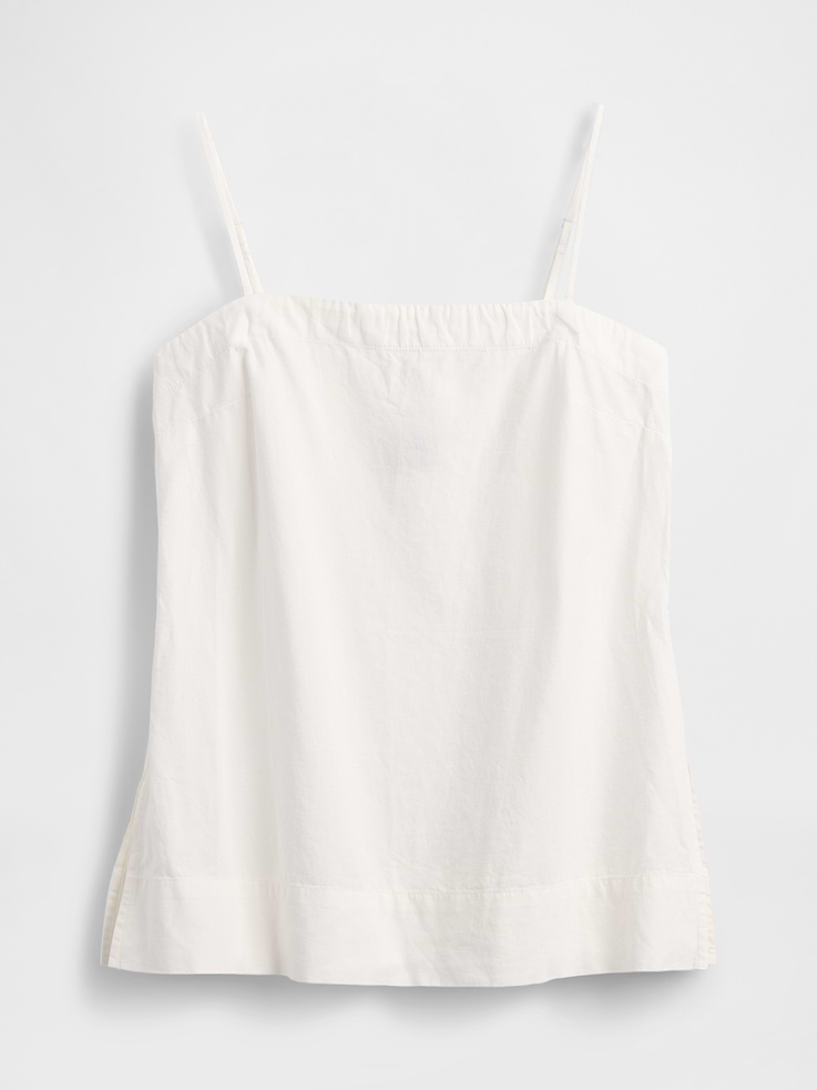 L'image numéro 5 présente Camisole en mélange de lin