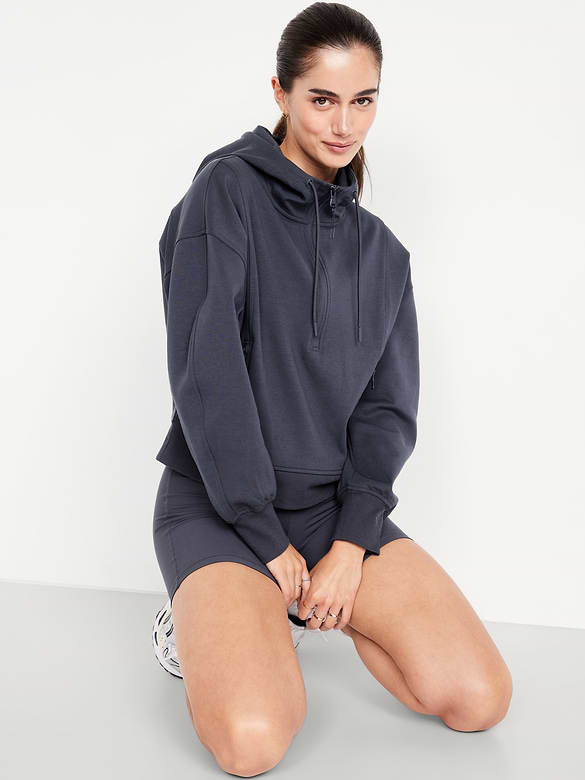 Dynamic Fleece Half-Zip Hoodie Sweatshirt