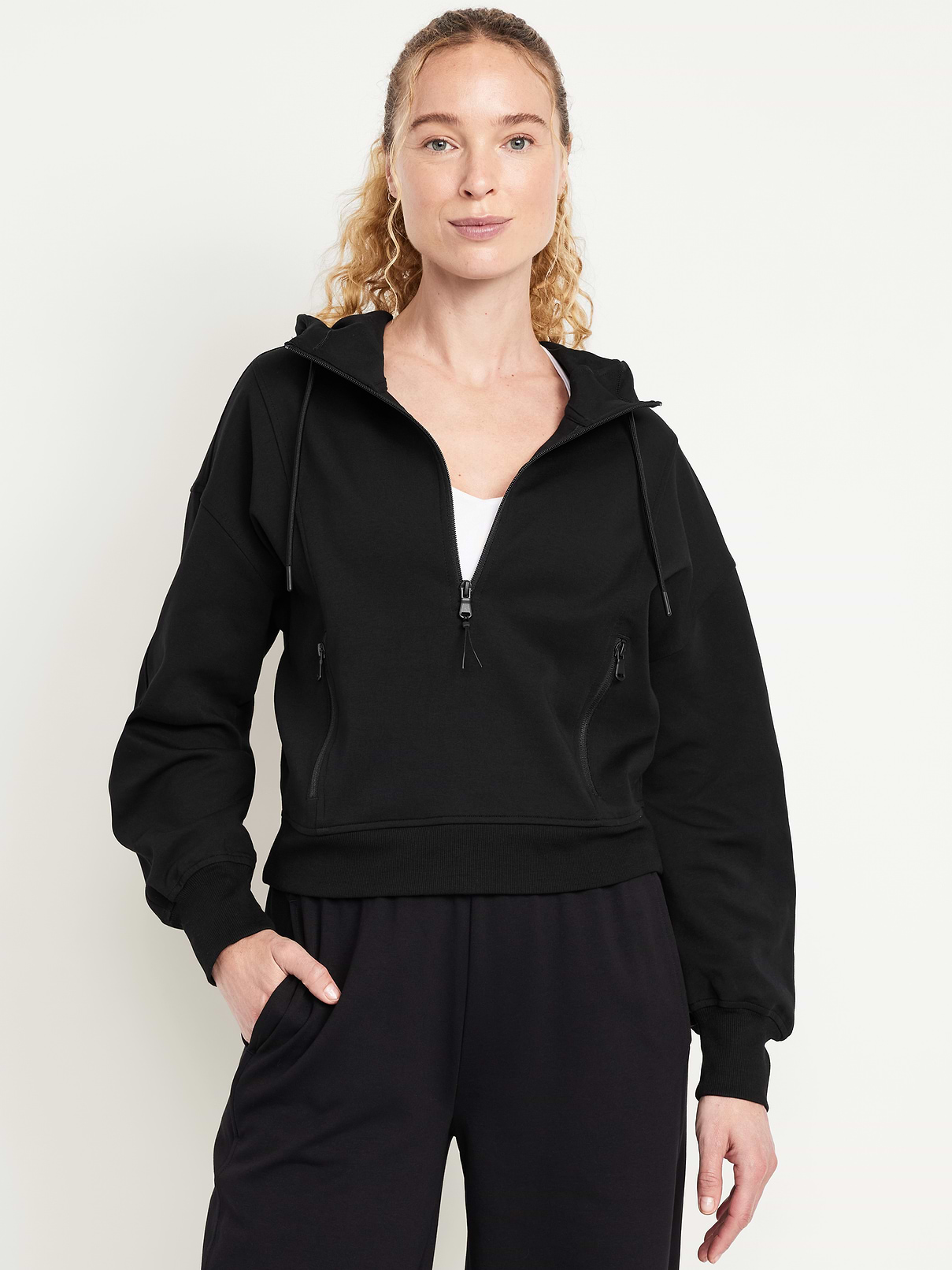 Dynamic Fleece Half-Zip Hoodie Sweatshirt