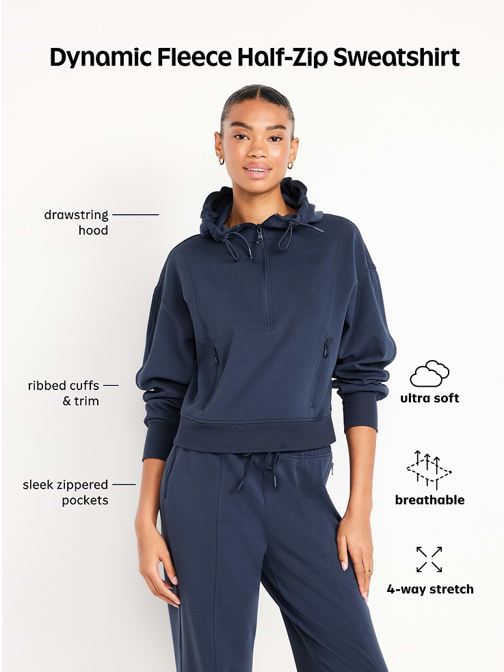 Image number 8 showing, Dynamic Fleece Half-Zip Sweatshirt