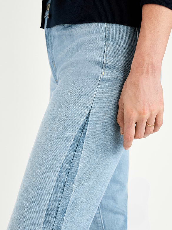 High-Waisted OG Straight Cut-Off Ankle Jeans