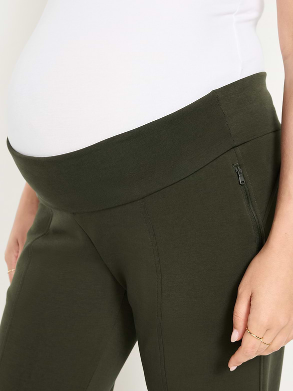 Maternity Dynamic Fleece Rollover Waist Joggers