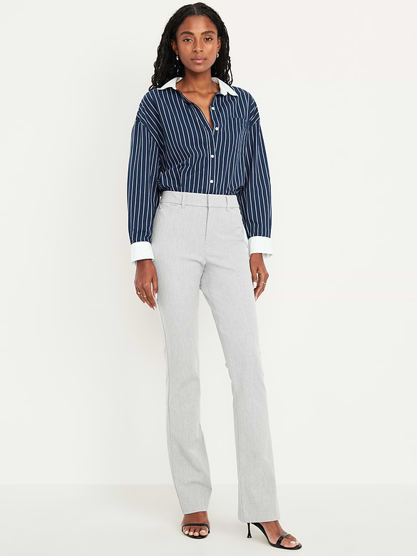 High-Waisted Pixie Flare Pants