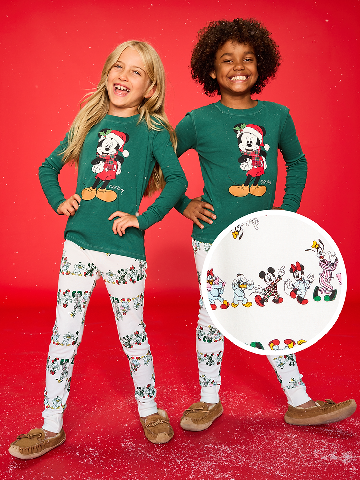 Image number 1 showing, Old Navy x Disney Gender-Neutral Snug-Fit Graphic Pajama Set for Kids