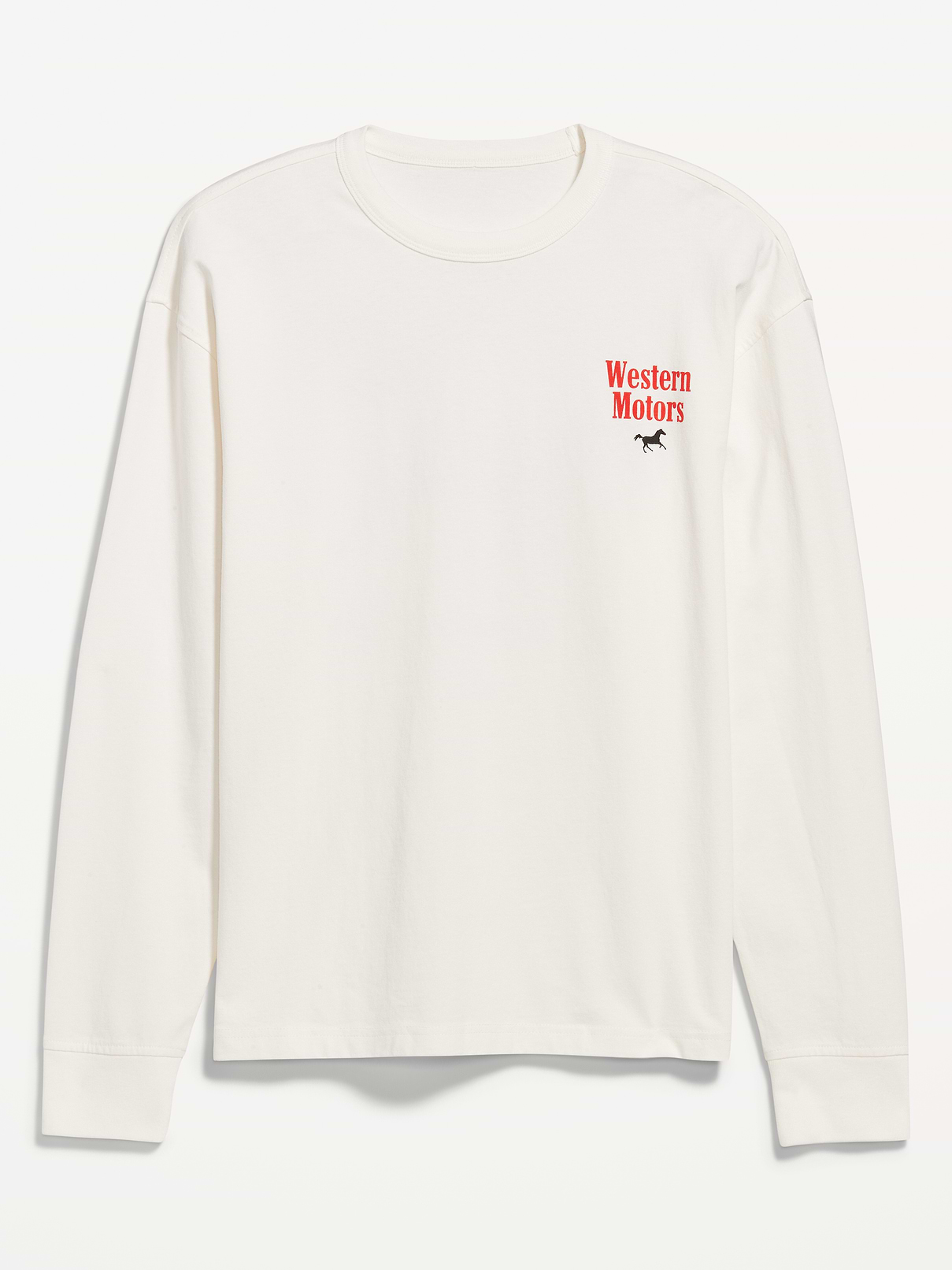 Image number 1 showing, Heavyweight Crew-Neck Graphic Cropped T-Shirt
