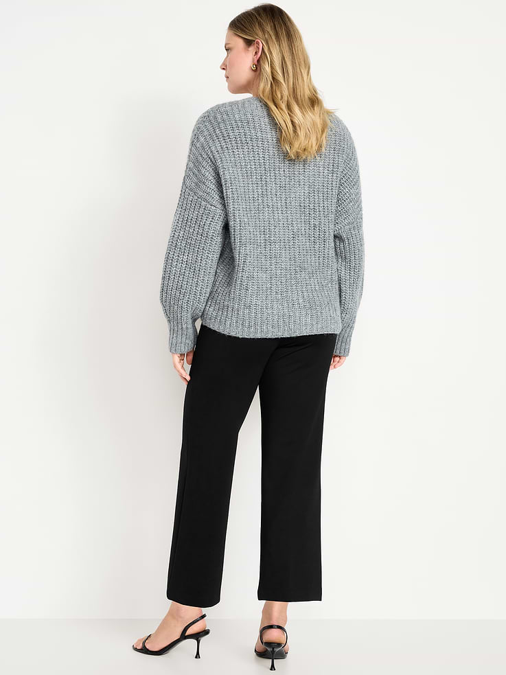 Image number 3 showing, Maternity Full-Panel Stevie Straight Pants