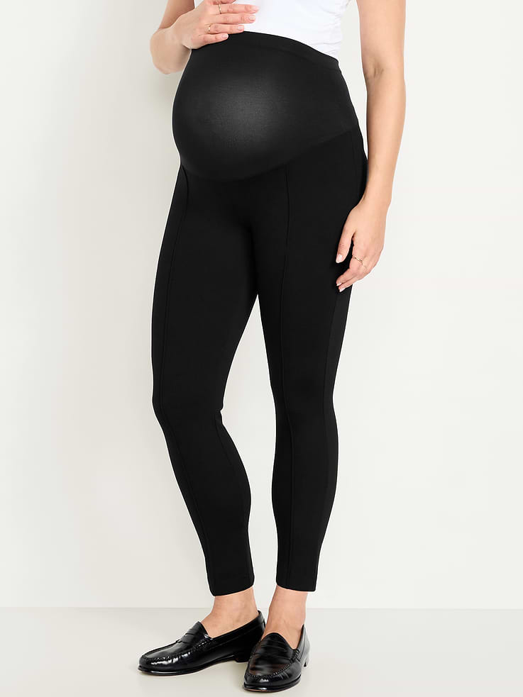 Image number 2 showing, Maternity Full-Panel Stevie Skinny Pants