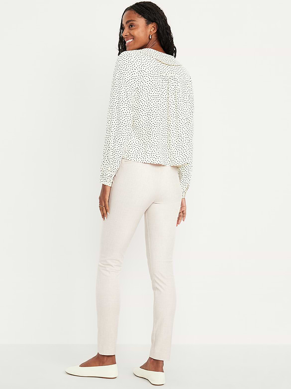 High-Waisted Pixie Skinny Ankle Pants