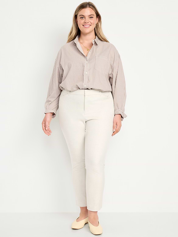 High-Waisted Pixie Skinny Ankle Pants