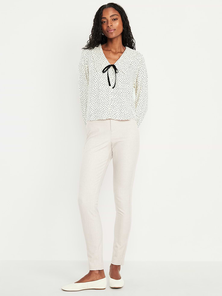 Image number 1 showing, High-Waisted Pixie Skinny Ankle Pants