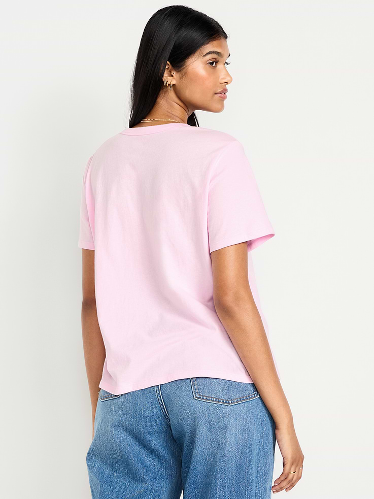 L'image numéro 5 présente T-shirt ras du cou à logo imprimé