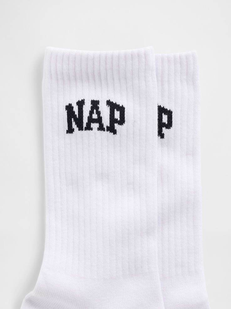 Image number 2 showing, NAP Logo Crew Socks