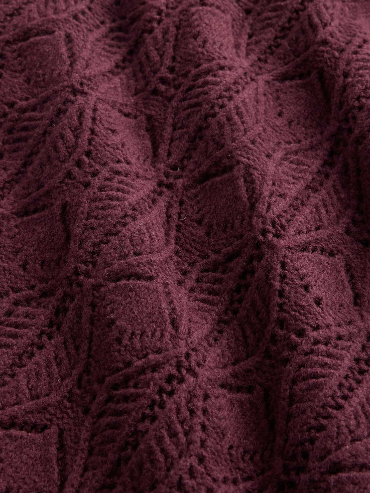 Image number 4 showing, CashSoft Pointelle Turtleneck Sweater Dress