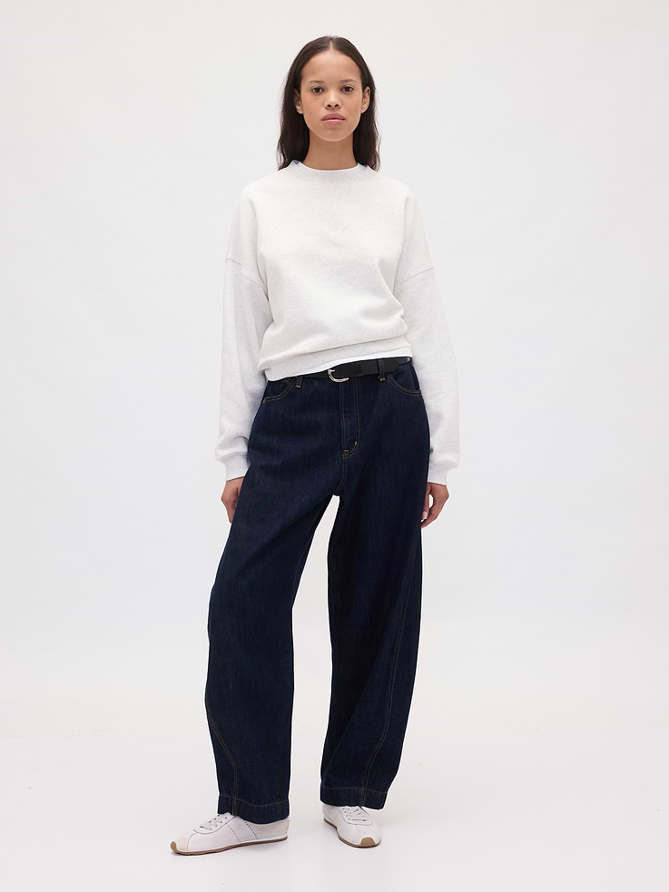Image number 2 showing, VintageSoft Wedge Crewneck Sweatshirt
