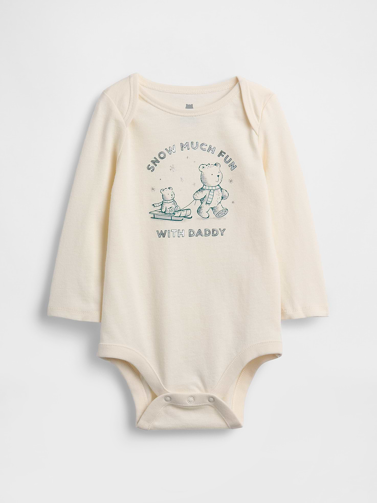 Image number 1 showing, Baby First Favorites Organic Cotton Graphic Bodysuit