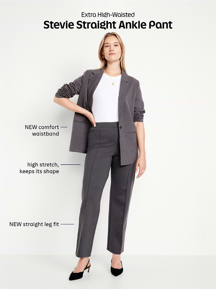 Image number 9 showing, Extra High-Waisted Stevie Straight Pants