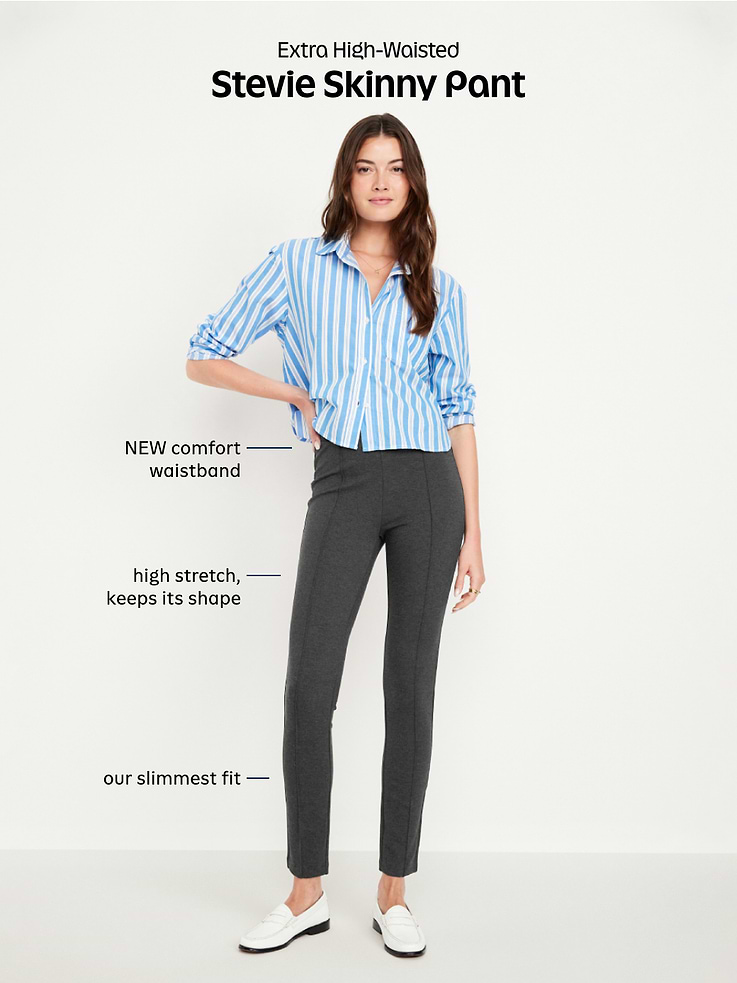 Image number 6 showing, Extra High-Waisted Stevie Skinny Pants